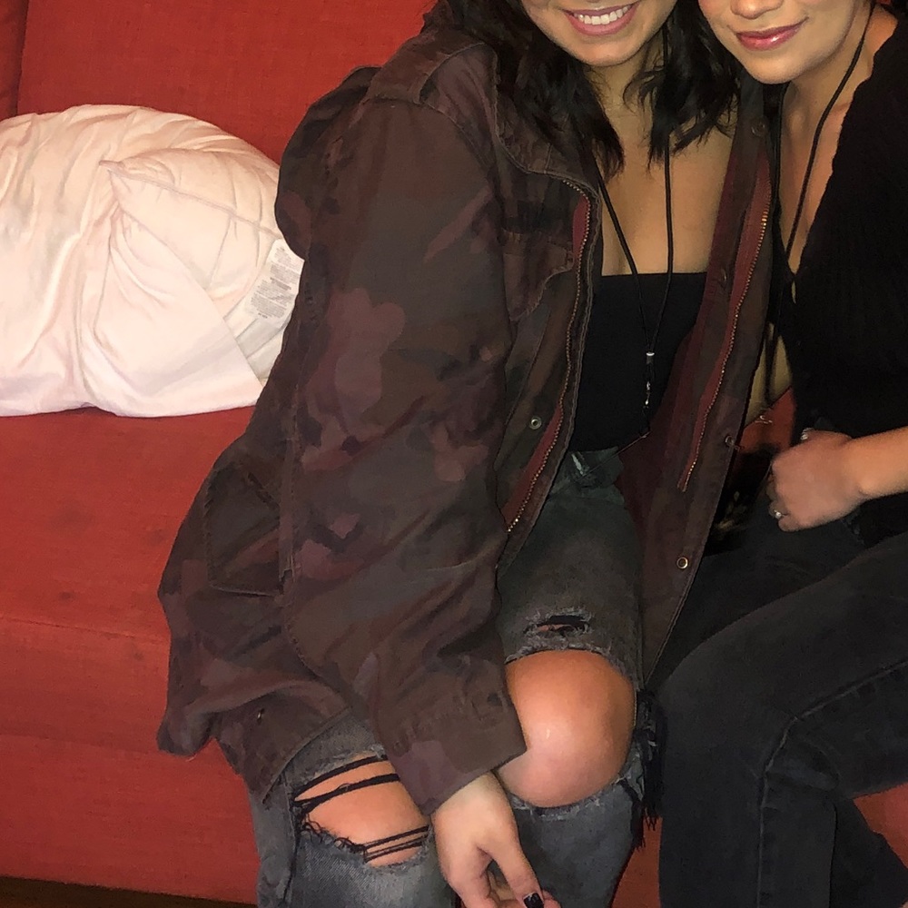 Oversized army jacket